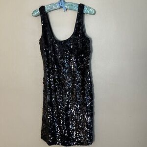 JS Boutique Black Sequin Mini Dress